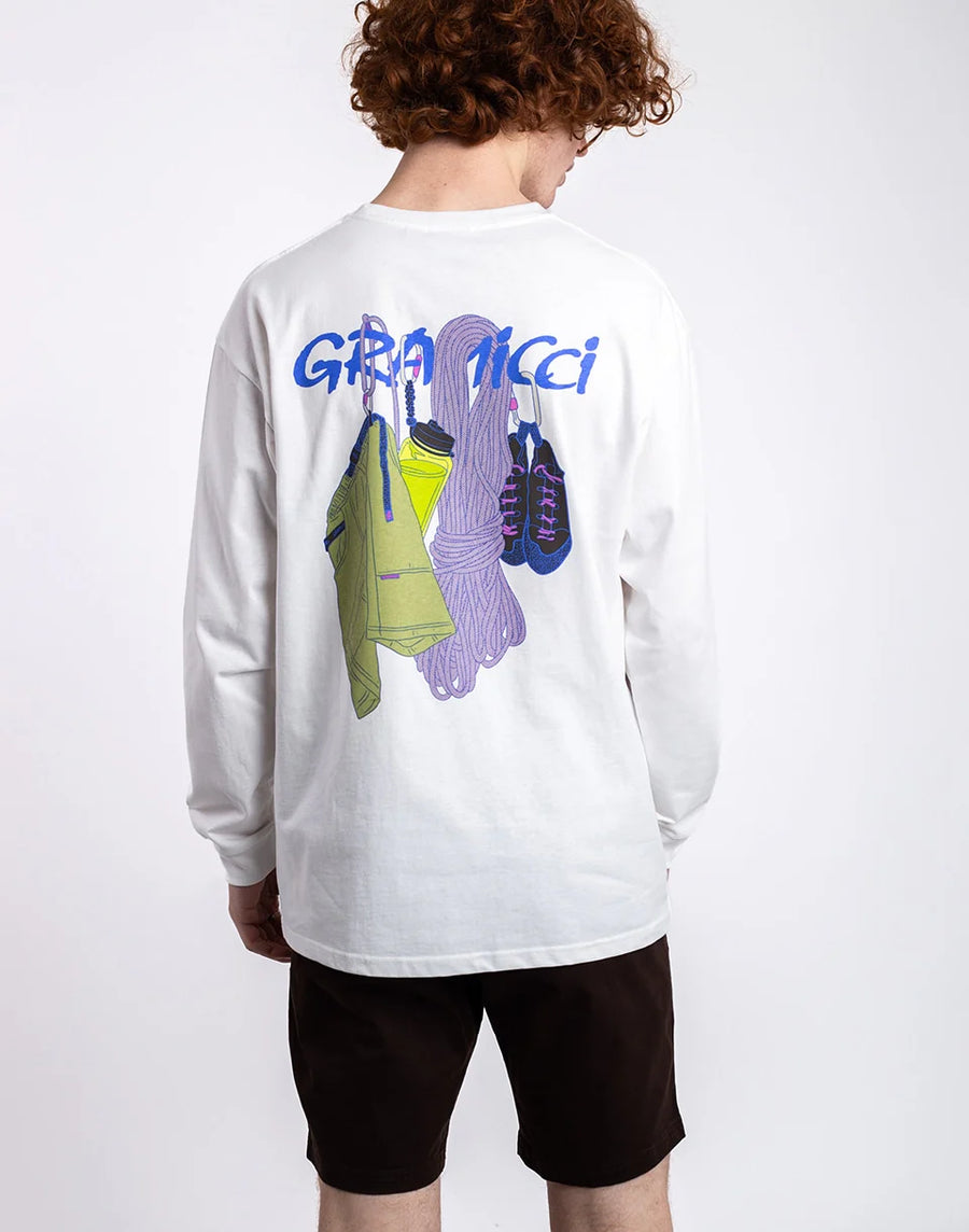 Gramicci Equipped Longsleeve T-Shirt - White