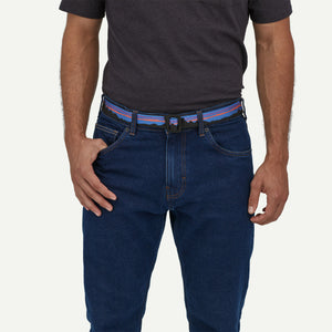 Patagonia Friction Belt - Fitz Roy Belt: Black