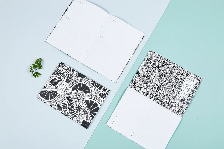 Wald Recipe Journal - Black & White