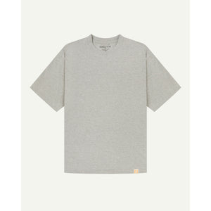 USKEES #7008 Oversized T-Shirt -Grey Marl