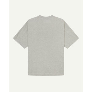 USKEES #7008 Oversized T-Shirt -Grey Marl