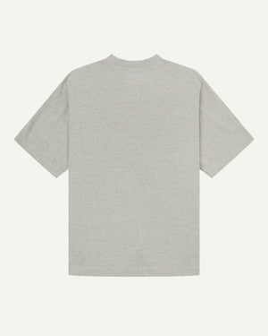 USKEES #7008 Oversized T-Shirt -Grey Marl