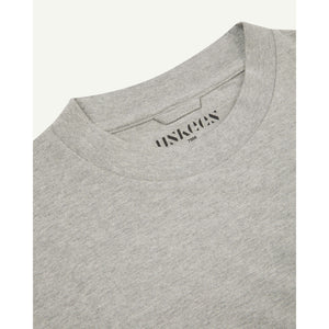 USKEES #7008 Oversized T-Shirt -Grey Marl
