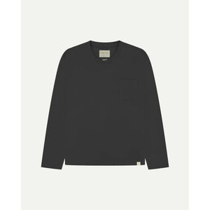 USKEES #7010 Long Sleeved T-Shirt - Faded Black