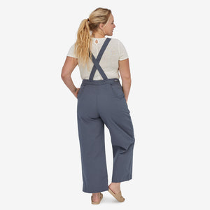 Patagonia Women's Stand Up Cropped Corduroy Overalls - Smoulder Blue