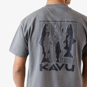 Kavu Salmon T-shirt - Moonless Night