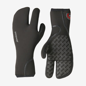 Patagonia R4® Yulex® Regulator® Three Finger Wetsuit Mitts - Black