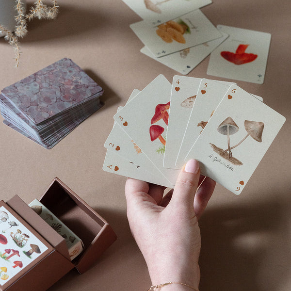 Roomytown Playing Cards - Set of Two Decks - Fungi