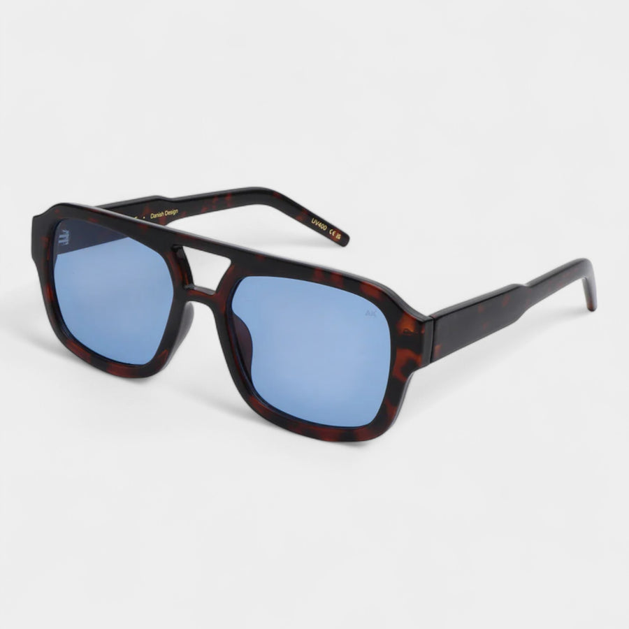 A.Kjaerbede Kaya Sunglasses - Demi Tortoise ( Blue Lense)