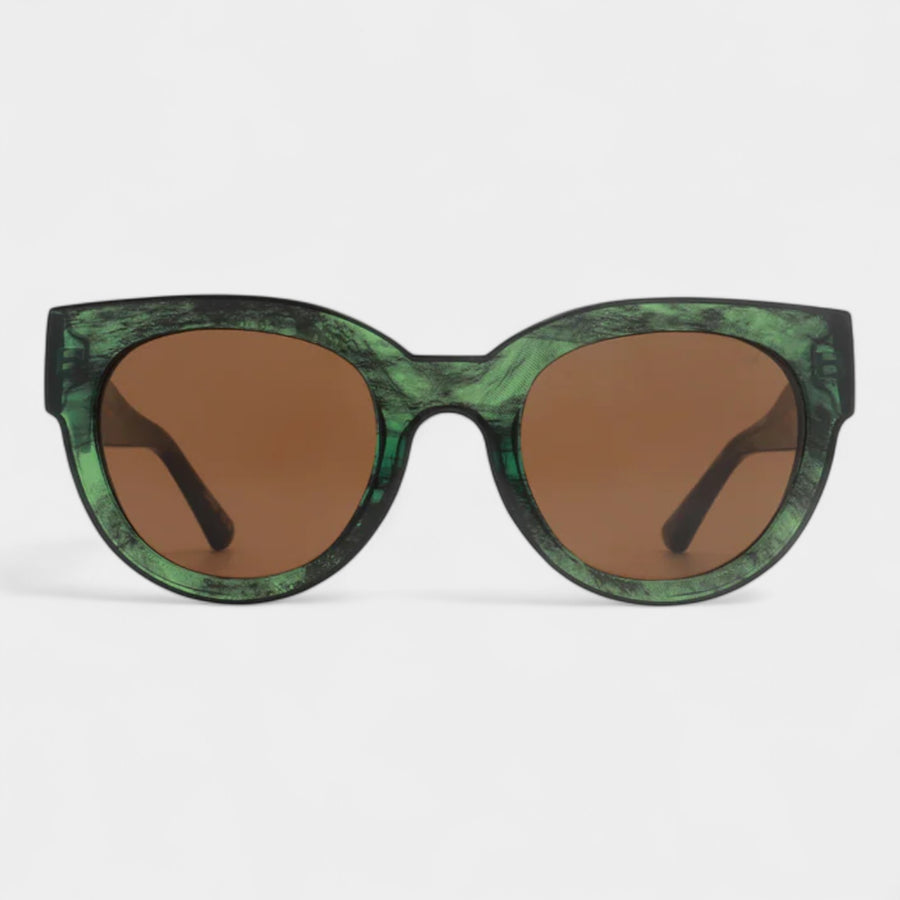 A.Kjaerbede Lilly Sunglasses - Green Marble Transparent