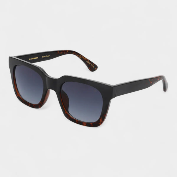A.Kjaerbede Nancy Sunglasses - Black Demi Tortoise