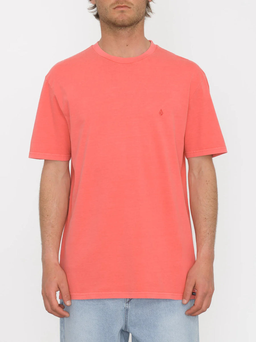 Volcom Solid Stone T-Shirt - Washed Ruby