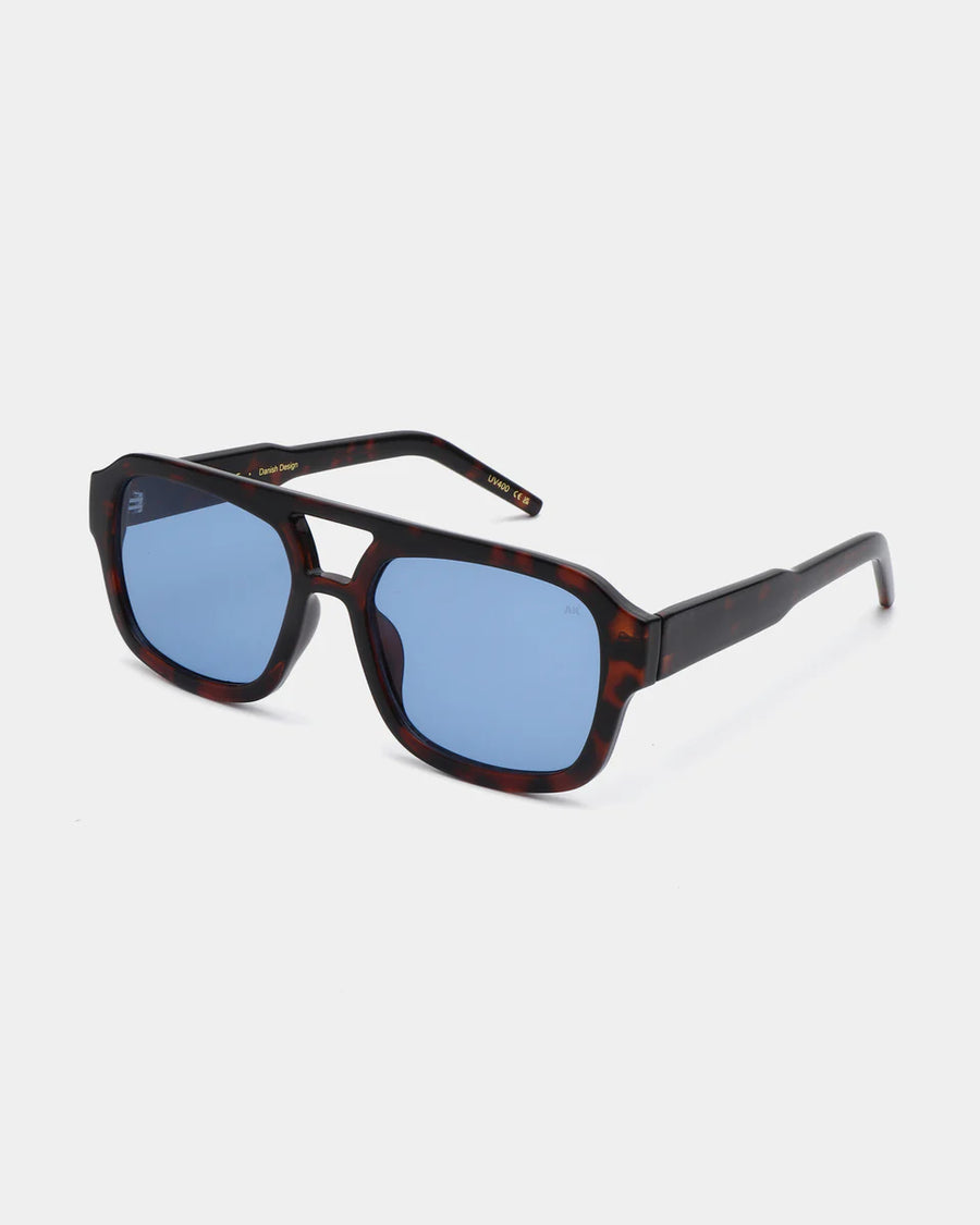 A.Kjaerbede Kaya Sunglasses - Demi Tortoise ( Blue Lense)