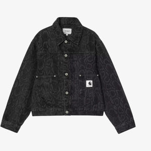 Carhartt Women's Belmar Jacket - Snake Camo, Black, heavy stone wash