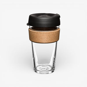 KeepCup Cork Brew 16oz Coffee Cup - Black