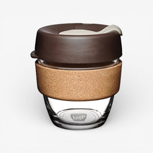 KeepCup Brew 8oz Reusable Coffee Cup - Cork Band - Almond