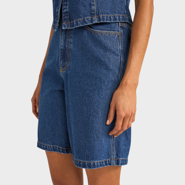 Rhythm Women's Gia Denim Jorts - Indigo