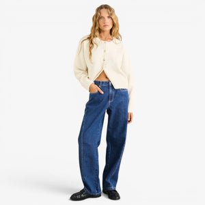 Rhythm Estelle Fluffy Crew Neck Knit - Cream