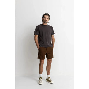 Rhythm Classic Cord Jam Short - Chocolate