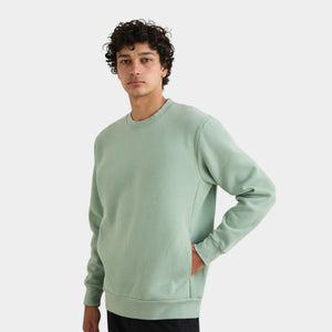 Rhythm Classic Fleece Crew - Seafoam