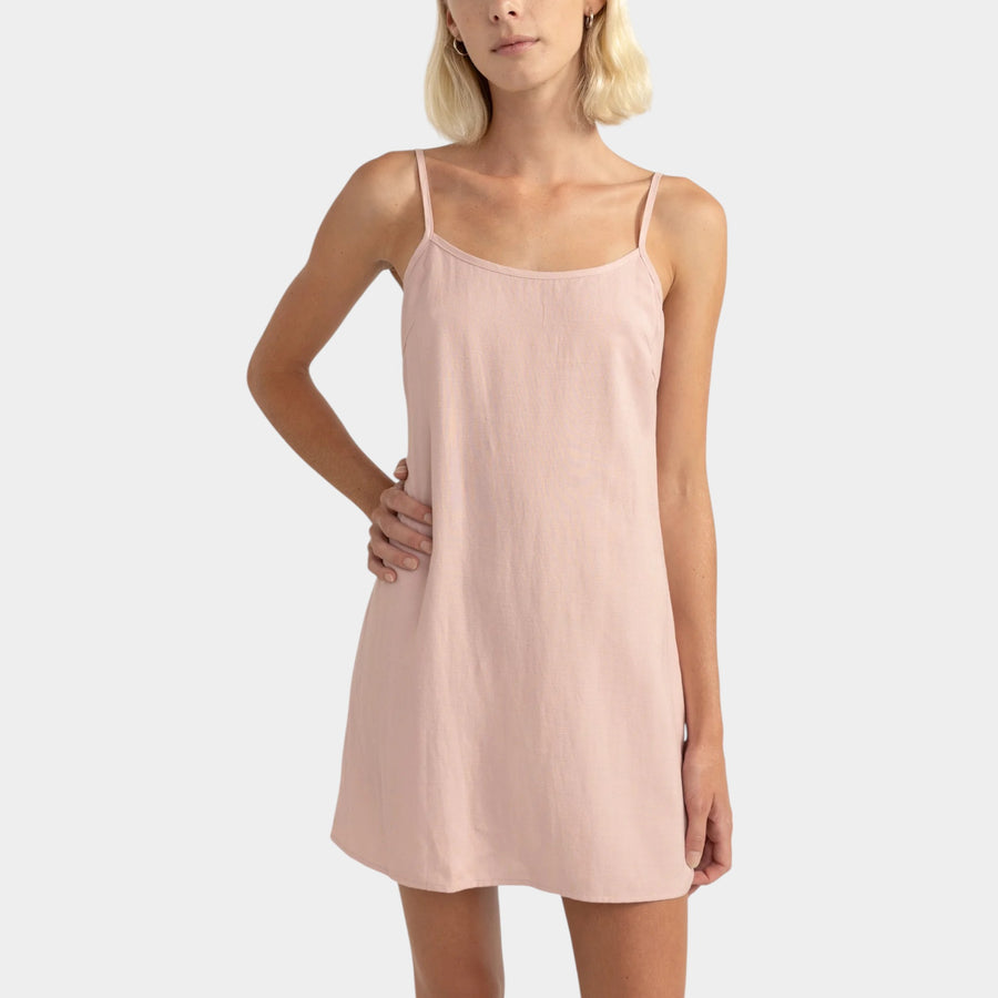 Rhythm Women's Classic Slip Dress - Rose