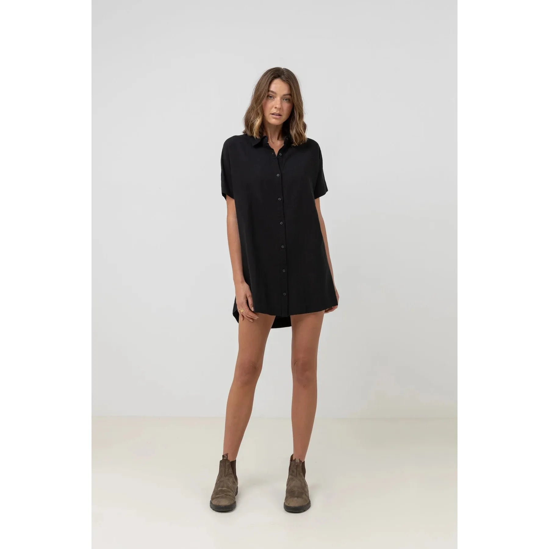 rhythm classic shirt dress Women's Classic Shirt Dress