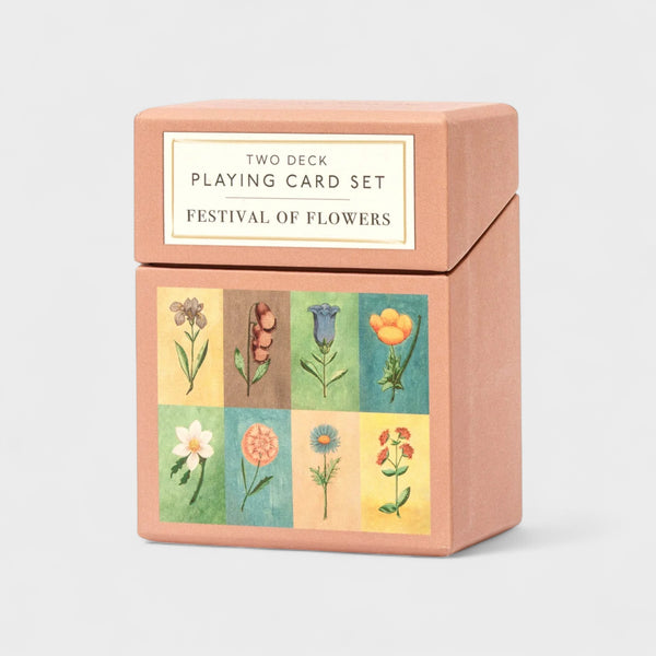 Roomytown Festival of Flowers Playing Card Set