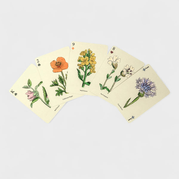 Roomytown Wildflowers Single Playing Card Deck