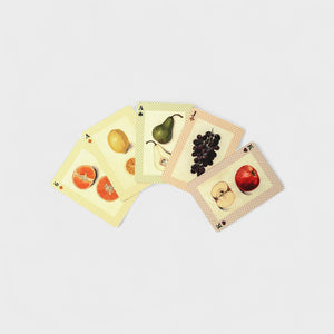 Roomytown Watercolour Fruits Single Playing Card Deck