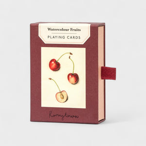 Roomytown Watercolour Fruits Single Playing Card Deck