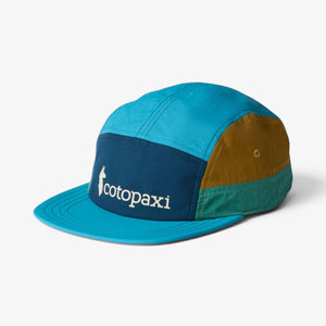 Cotopaxi Tech 5-Panel Hat - Indigo and Oasis