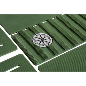 Octopus Chippa Wilson Front Deck Pad Surfboard Traction - Rifle Green
