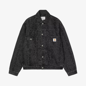 Carhartt Belmar Jacket - Snake Camo, Black, Heavy Stone Wash