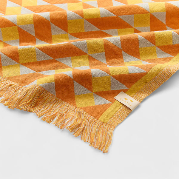 Slowtide Daydream Driftweave Turkish Towel - Curry