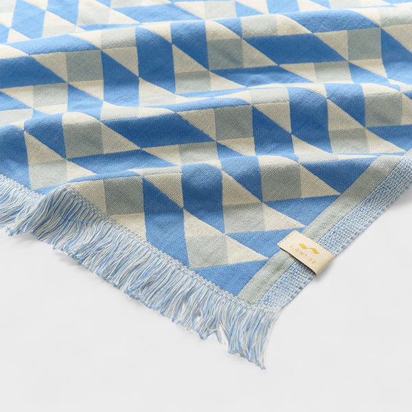 Slowtide Daydream Driftweave Turkish Towel - Lagoon