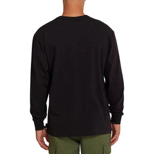 Deus Ex Machina 'DOCKER' Long Sleeve Cordura Tee - Anthracite