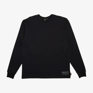 Deus Ex Machina 'DOCKER' Long Sleeve Cordura Tee - Anthracite