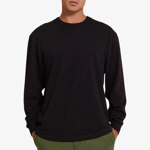 Deus Ex Machina 'DOCKER' Long Sleeve Cordura Tee - Anthracite