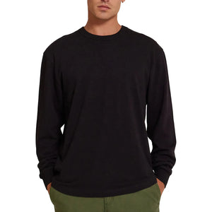 Deus Ex Machina 'DOCKER' Long Sleeve Cordura Tee - Anthracite