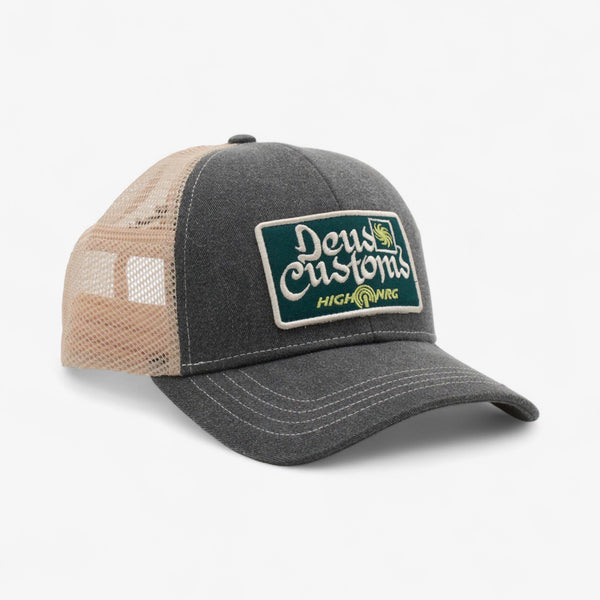 Deus Ex Machina 'Open Head Trucker' Cap - Anthracite