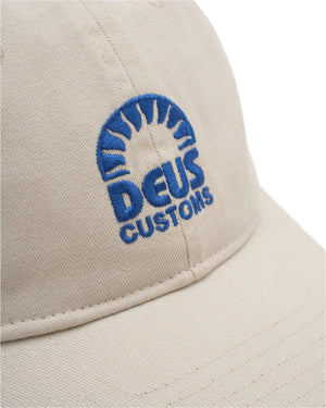 Deus Ex Machina 'Melodies Dad Cap' - Vintage White