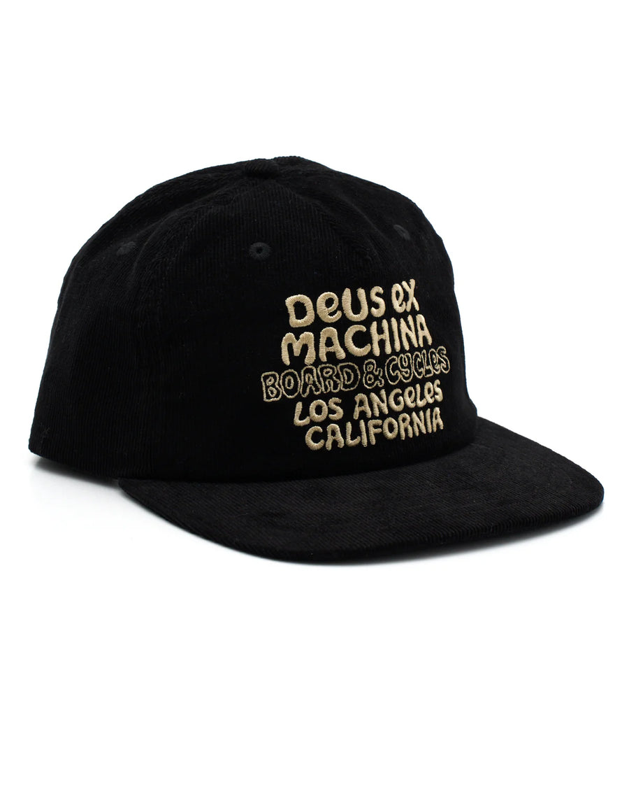 Deus Ex Machina 'Squeak Cord Cap' - Anthracite