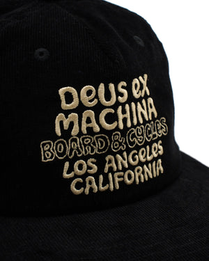 Deus Ex Machina 'Squeak Cord Cap' - Anthracite