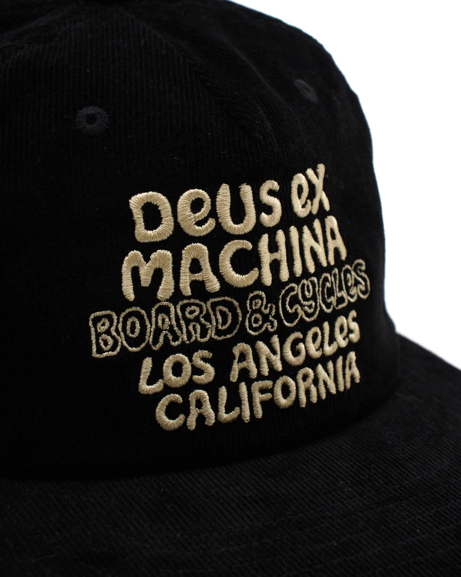 Deus Ex Machina 'Squeak Cord Cap' - Anthracite