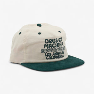 Deus Ex Machina 'Squeak Cord Cap' - Vintage White