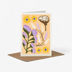 Studio Wald Card - Dried Wheat Yellow