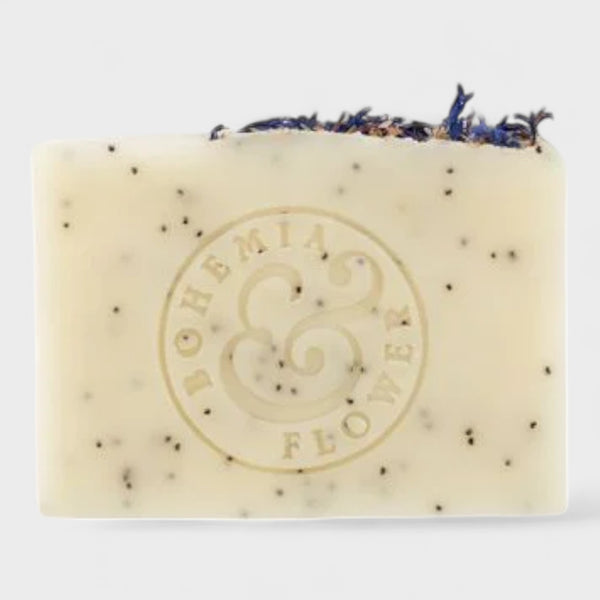 Bohemia & Flower Meadow Bar Soap - Cornflower & Poppy Seed Unscented