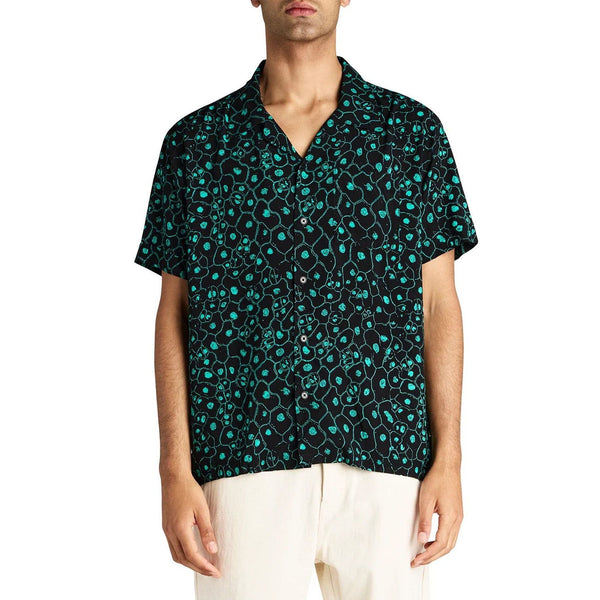 Deus Ex Machina Plant Cell Shirt - Biscay Green