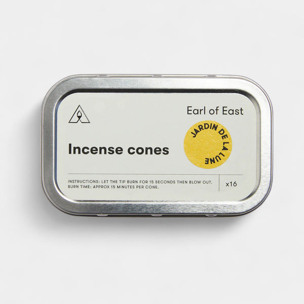 Earl of East | Jardin De La Lune | Incense Cones - 16 pack