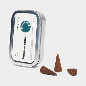 Earl of East | Smoke & Musk | Incense Cones - 16 pack